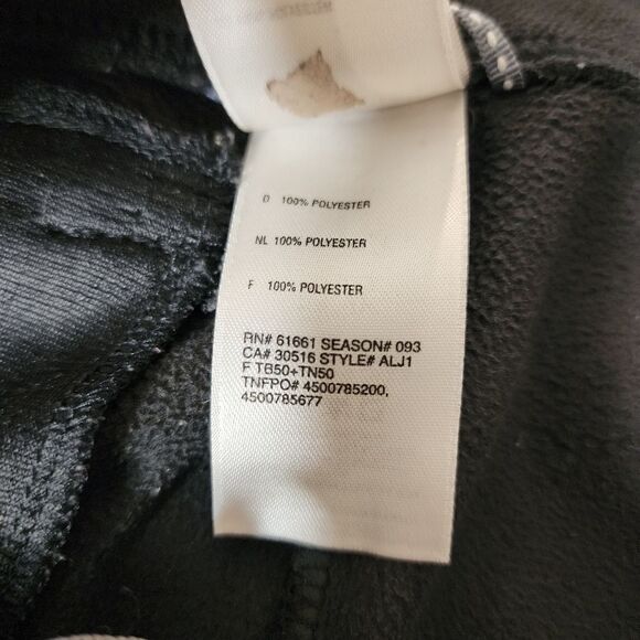 The north face black microvelour fleece pants - Picture 9 of 10